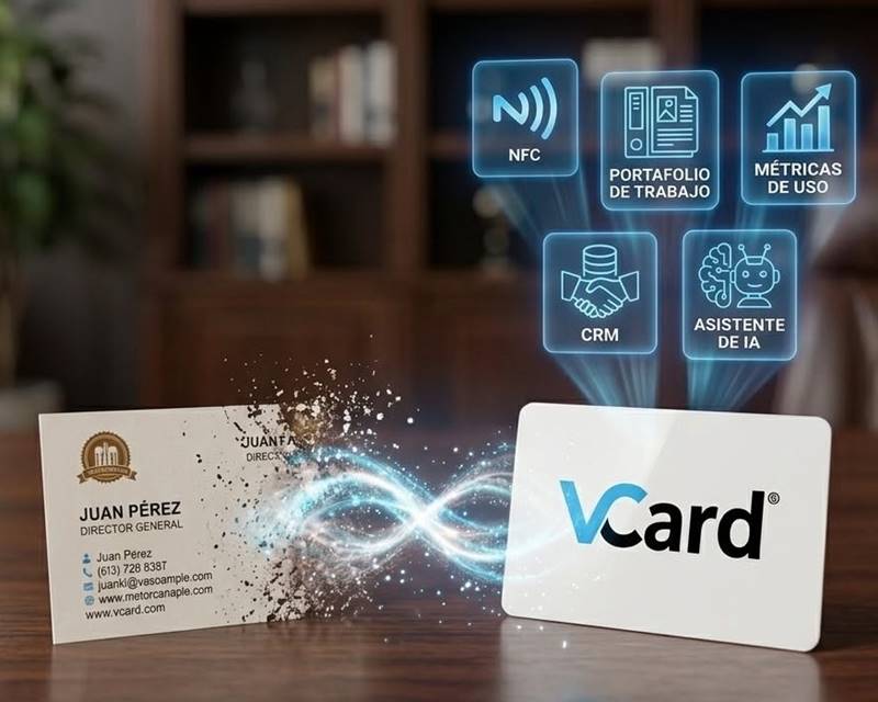 Tarjeta NFC VCard